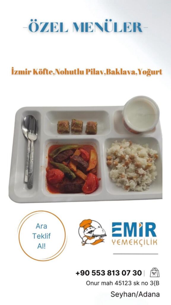 Düğün Nişan Yemeği Menümüz